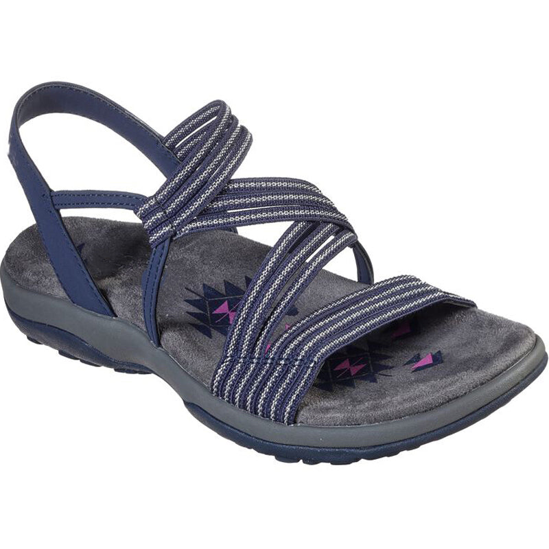 Women's sandals with strap closure and comfort sole