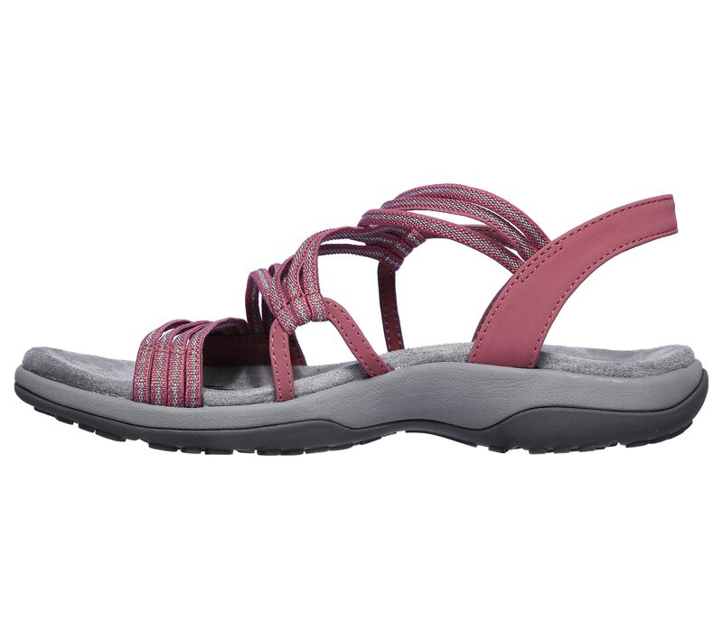 Women's sandals with strap closure and comfort sole