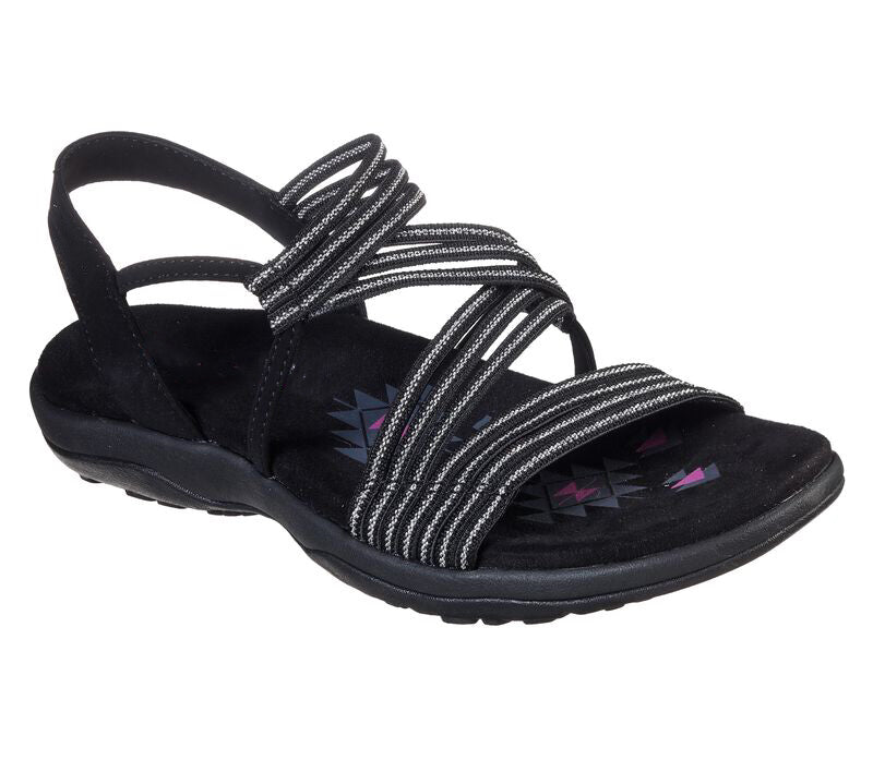 Women's sandals with strap closure and comfort sole