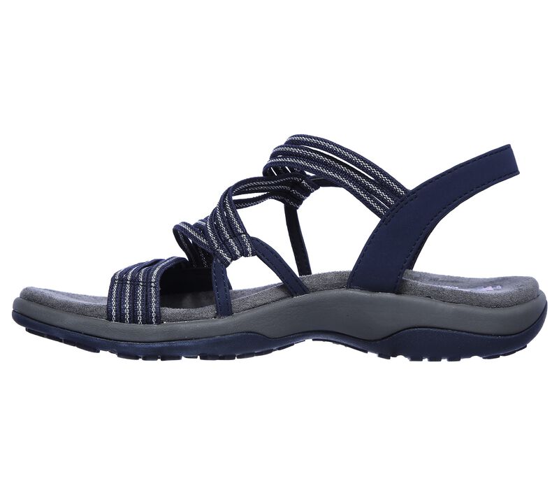 Women's sandals with strap closure and comfort sole
