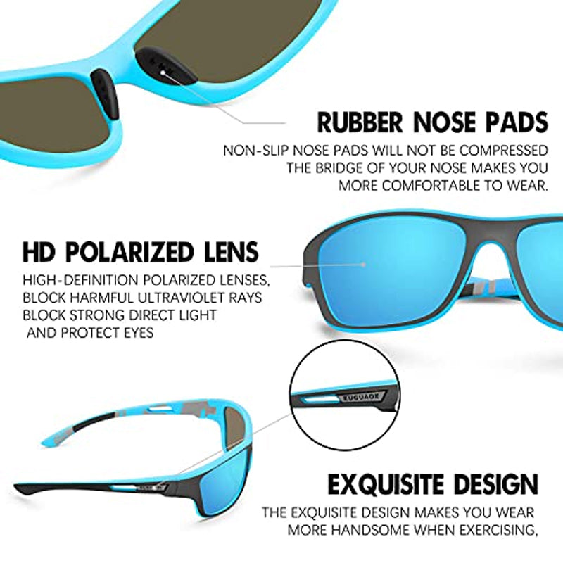 Sportsonnenbrille Polarisiert mit Fotochromen TAC-Linsen