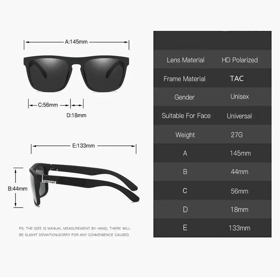 Polarisierte Sonnenbrille mit UV400-Schutz