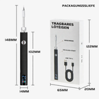 Digitaler Lötkolben mit USB-Anschluss und Display