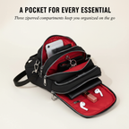Compact Crossbody Bag with Multiple Compartments – Water-Repellent