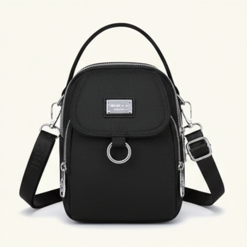 Compact Crossbody Bag with Multiple Compartments – Water-Repellent