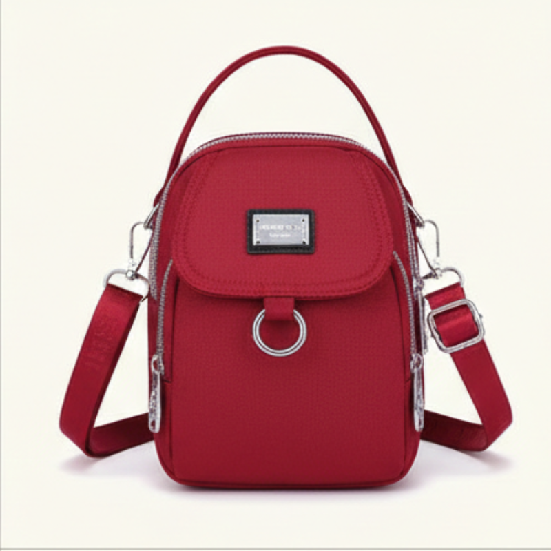 Compact Crossbody Bag with Multiple Compartments – Water-Repellent