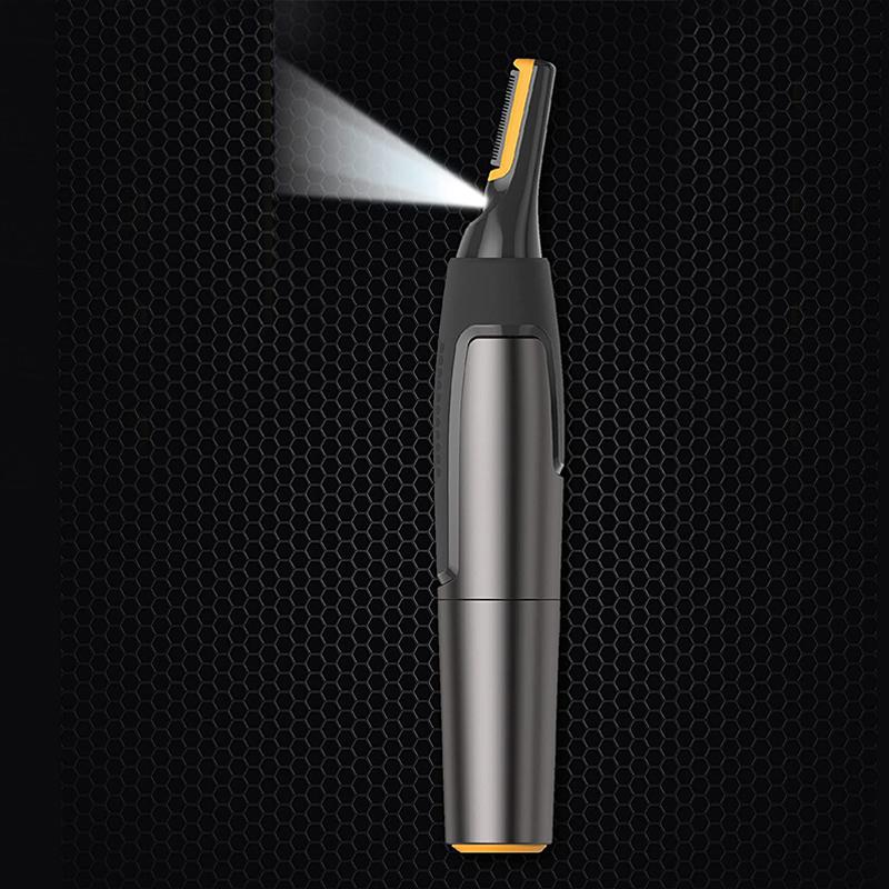 Präzisionstrimmer mit LED-Licht – Titan-Edelstahl-Klinge