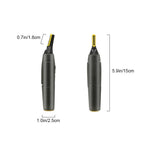 Precision trimmer with LED light – titanium-coated stainless steel blade