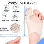 Hallux-Valgus-Bandage zur sanften Zehenkorrektur