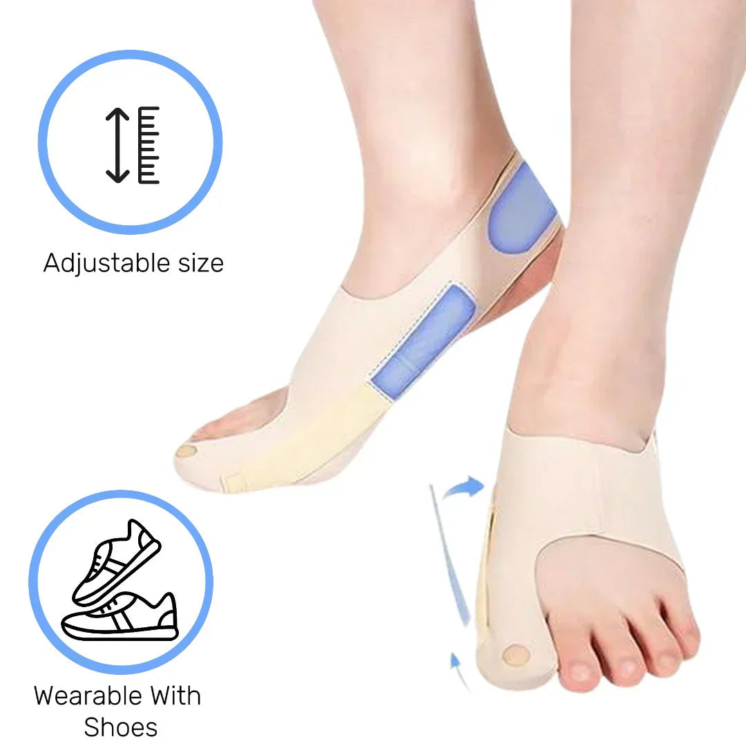 Hallux-Valgus-Bandage zur sanften Zehenkorrektur