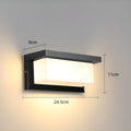 LED-Außenwandleuchte mit Bewegungsmelder IP65 wasserdicht