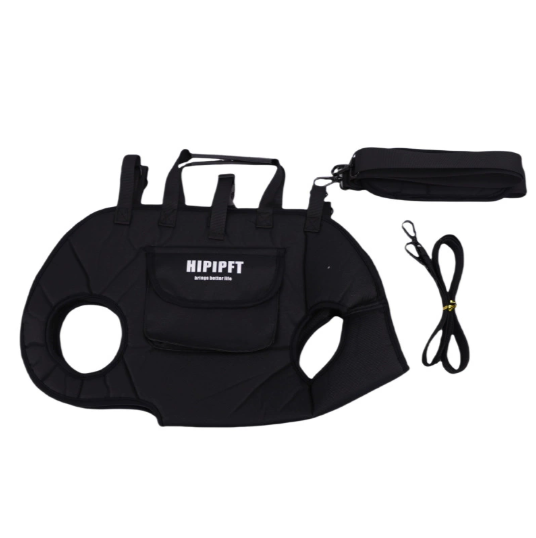Hundetragetasche mit ergonomischer Unterstützung