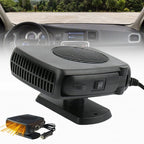 Car heater fan for the cigarette lighter – Compact windshield defroster & auxiliary heater