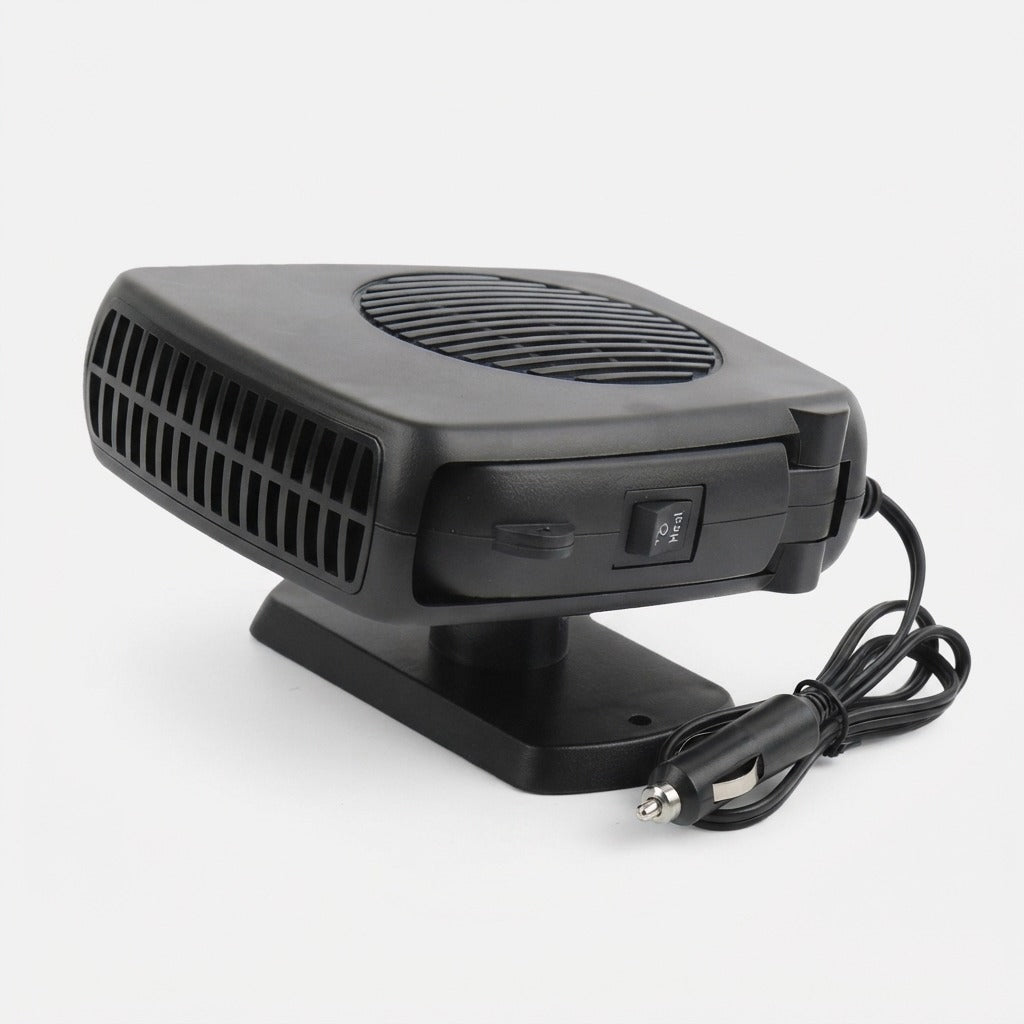 Car heater fan for the cigarette lighter – Compact windshield defroster & auxiliary heater