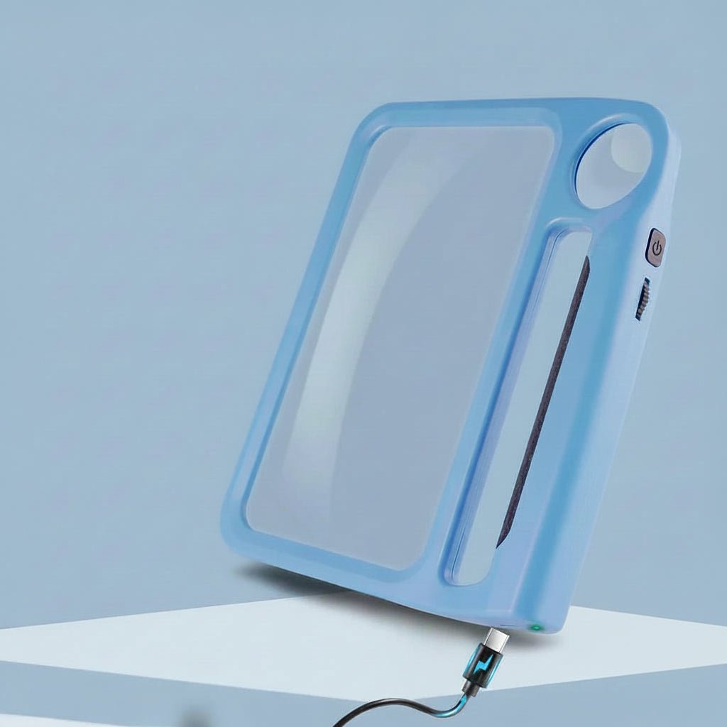 LED Reading Magnifier – 5x & 10x with USB Charging
