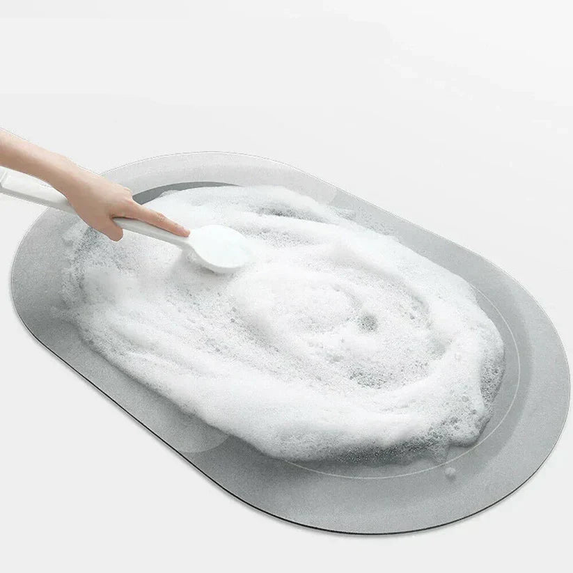 Badezimmermatte mit schneller Trocknungsfunktion und Rutschfestigkeit