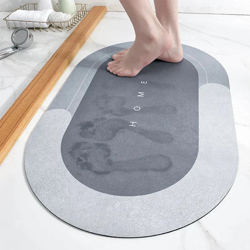 Badezimmermatte mit schneller Trocknungsfunktion und Rutschfestigkeit