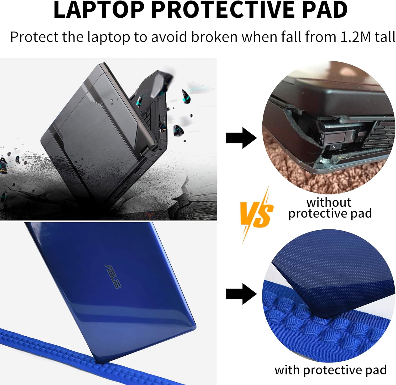 Laptop backpack with USB port and anti-theft protection