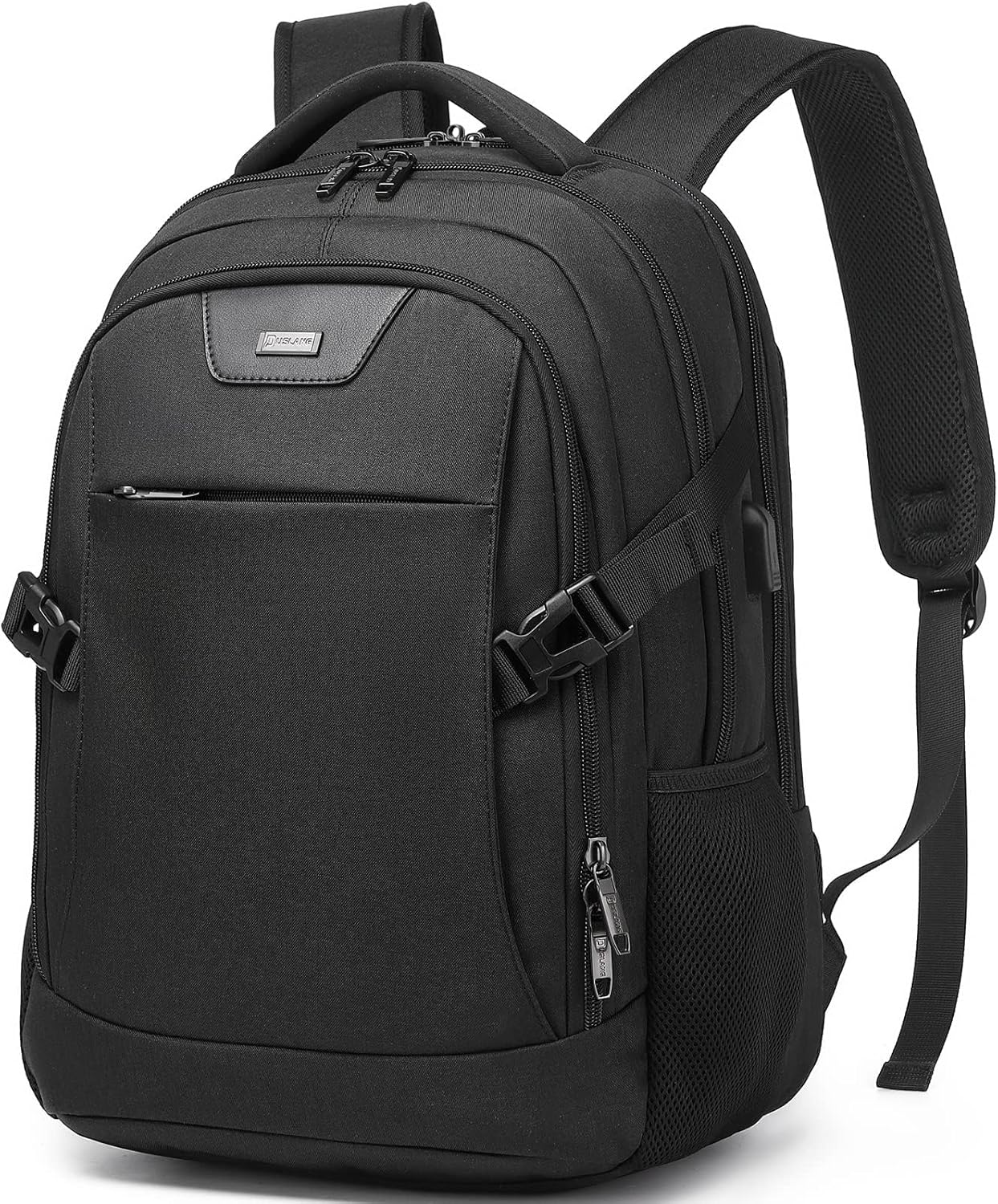 Laptop backpack with USB port and anti-theft protection