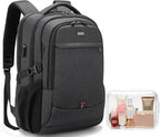 Laptop backpack with USB port and anti-theft protection