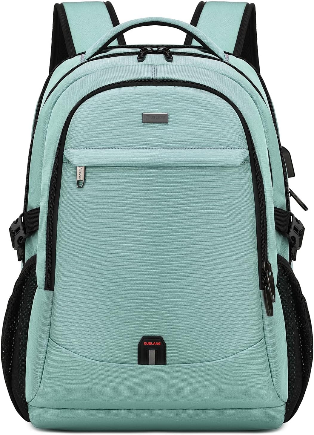 Laptop backpack with USB port and anti-theft protection