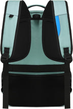 Laptop backpack with USB port and anti-theft protection