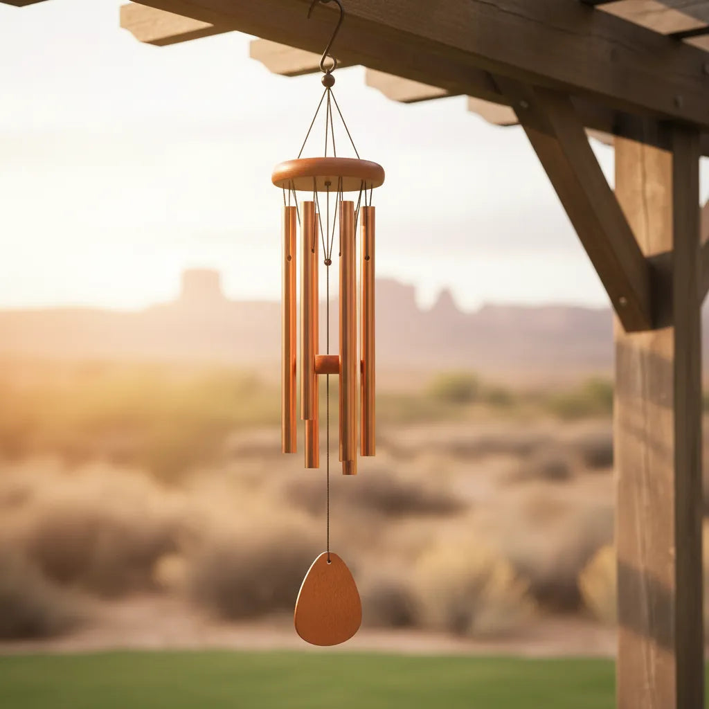 Windspiel Metall mit Röhren – für Garten und Balkon