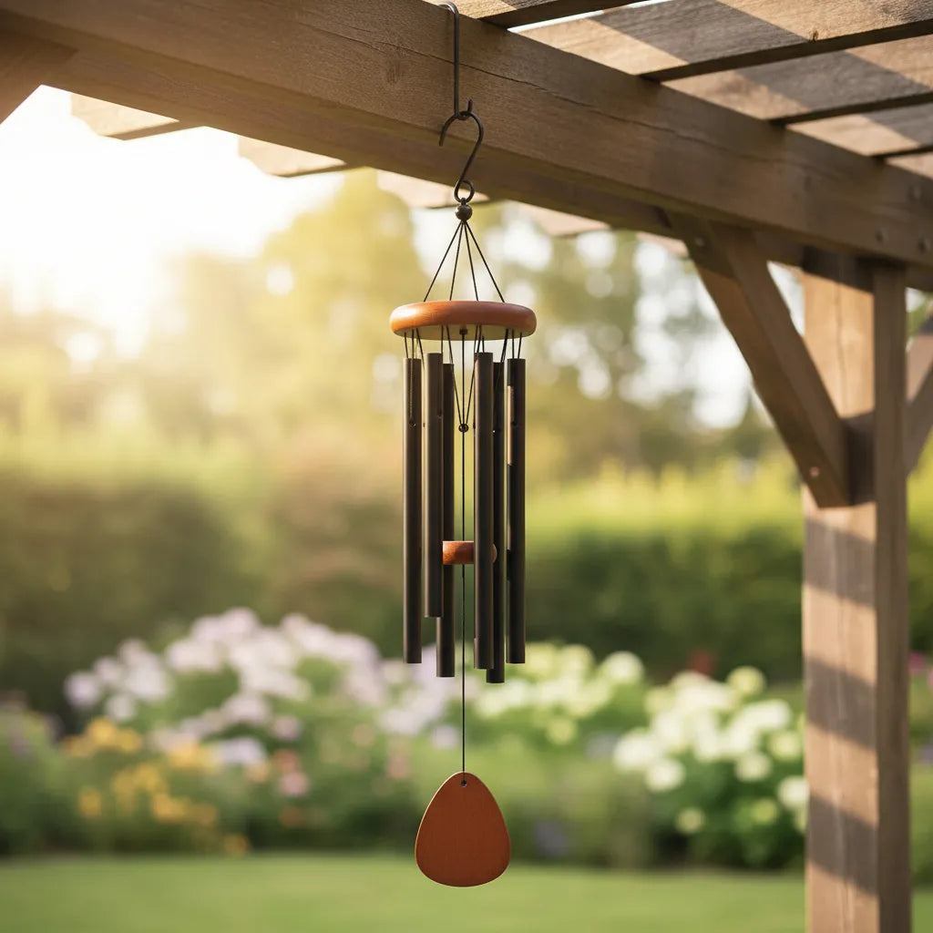 Windspiel Metall mit Röhren – für Garten und Balkon