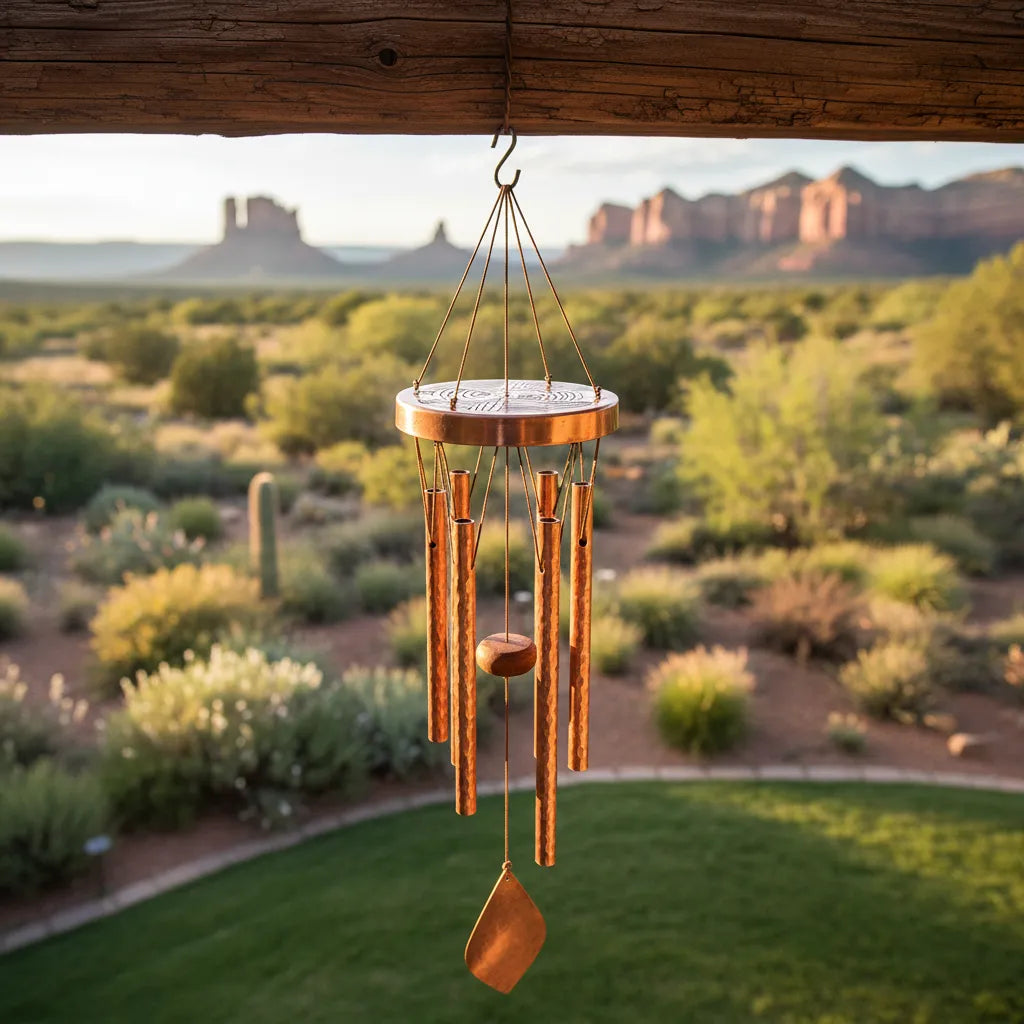 Windspiel Metall mit Röhren – für Garten und Balkon