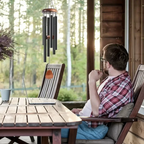 Windspiel Metall mit Röhren – für Garten und Balkon