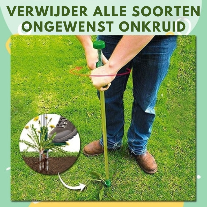 Weed Puller 3-Prong System – Work with Back Support