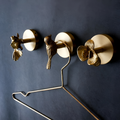 Animal Wall Hooks with Gold Finish