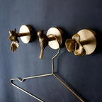 Animal Wall Hooks with Gold Finish