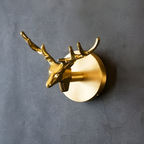 Animal Wall Hooks with Gold Finish