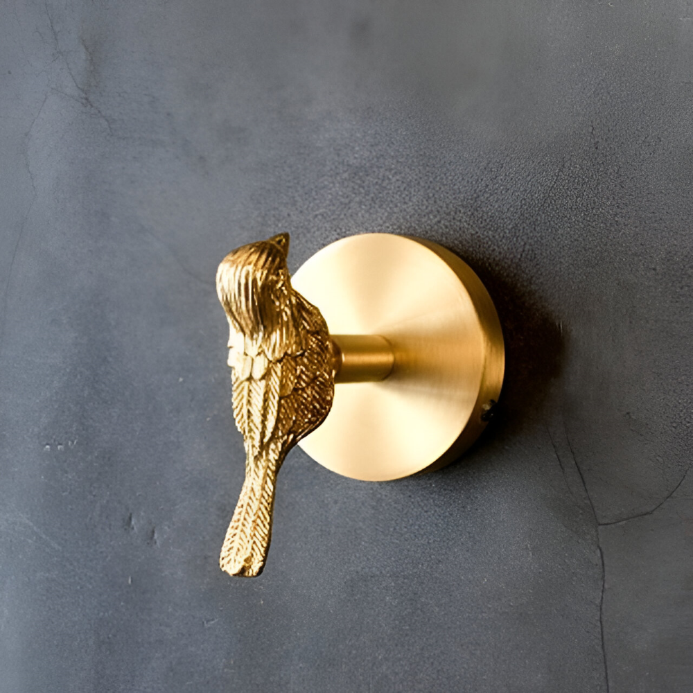 Animal Wall Hooks with Gold Finish