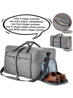 Reisetasche Faltbar Groß 65L – Sportgepäck Wochenendtasche
