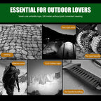 Paracord Outdoor-Seil 4 mm mit 9 Kernsträngen - 295 kg Zugkraft