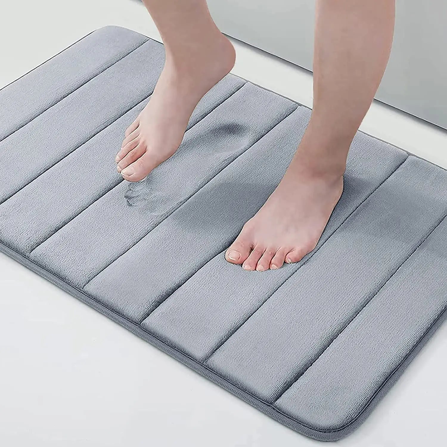 Memory Foam Badematte rutschfest mit 3D-Design