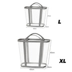 Wäschekorb faltbar mit Mesh-Design – Atmungsaktiv und tragbar