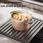 Roll-up Drain Shelf for the Sink – Space-Saving and Rollable
