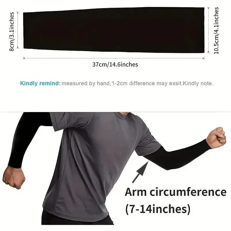 Kühlende Armstulpen mit UV-Schutz UPF 50+ für Sport und Outdoor
