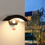 Außenwandleuchte LED 24 W mit Bewegungsmelder, Schwarz