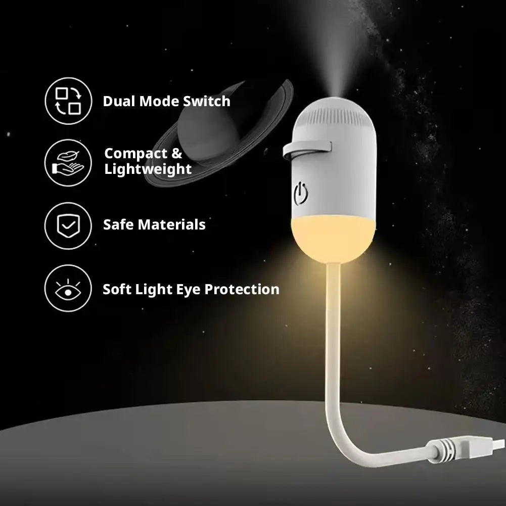 Galaxy Projektor mit Nachtlicht – 2-in-1 LED Sternenhimmel