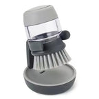 Spülbürste mit Seifenspender – Ergonomischer Griff und Halterung