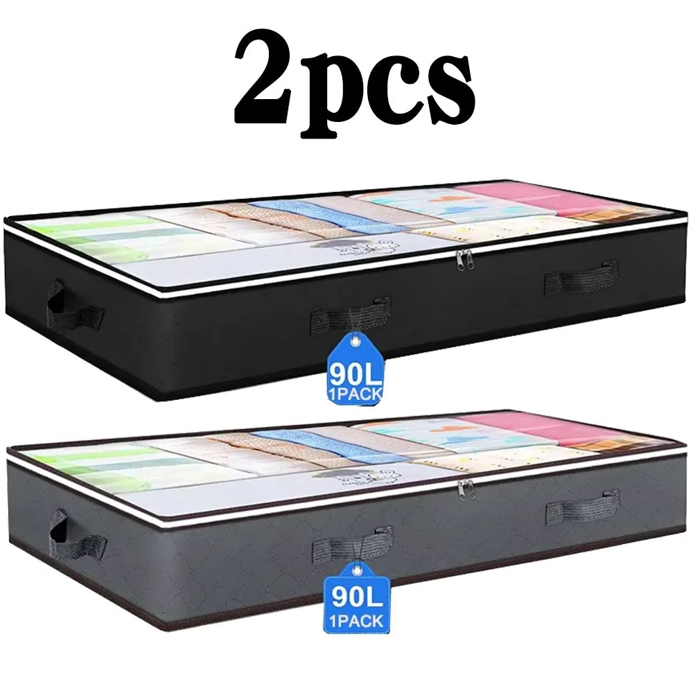 Underbed Storage Bags – Space-Saving & Foldable (Set of 2)