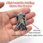 Foldable Mini Gas Stove 45g – Ultralight for Camping and Outdoor Use