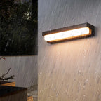 Solar-Wandleuchte LED Außen mit Warmweißlicht