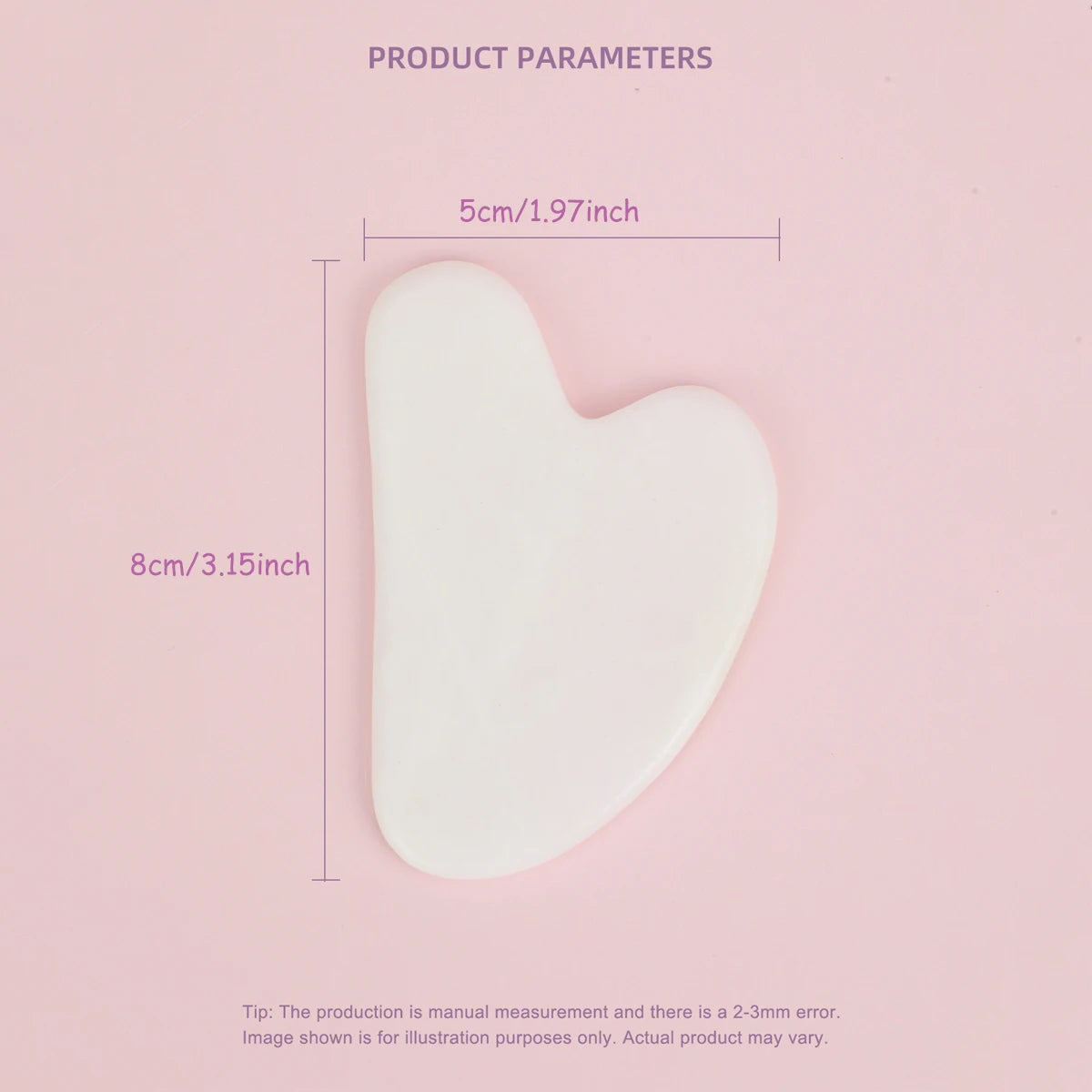 Gua Sha Tool made of White Jade