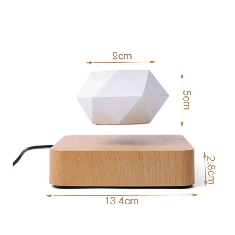 Floating flower pot with 360° rotation – Modern home accessory