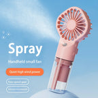 Handventilator mit Sprühfunktion – 4 Stufen, USB